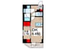 LIVCITY HONJO-AZUMABASHI(301) 1DKの間取り