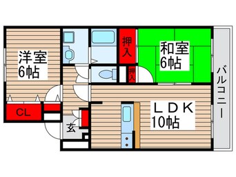 間取図 アルバトロス北小金