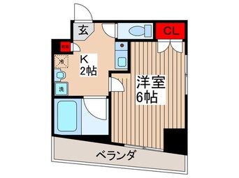 間取図 モンシェ－ル錦糸町二番館