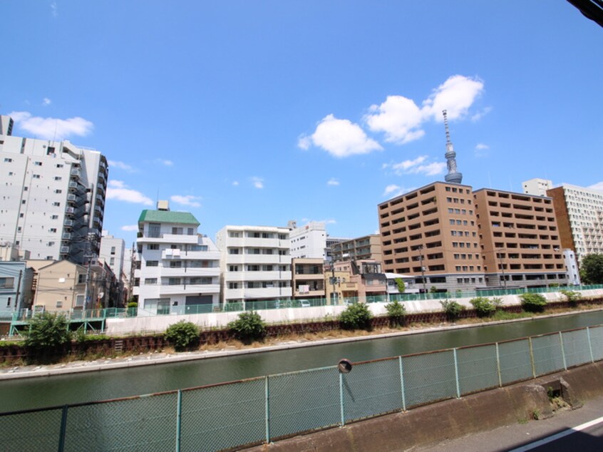 室内からの展望 モンシェ－ル錦糸町二番館