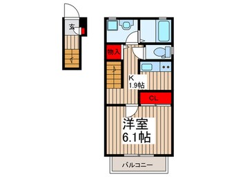 間取図 セントガーデンズＢ