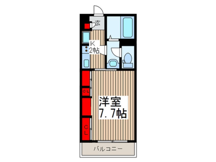 間取図 リブリ・ラヴィ・ルミエール