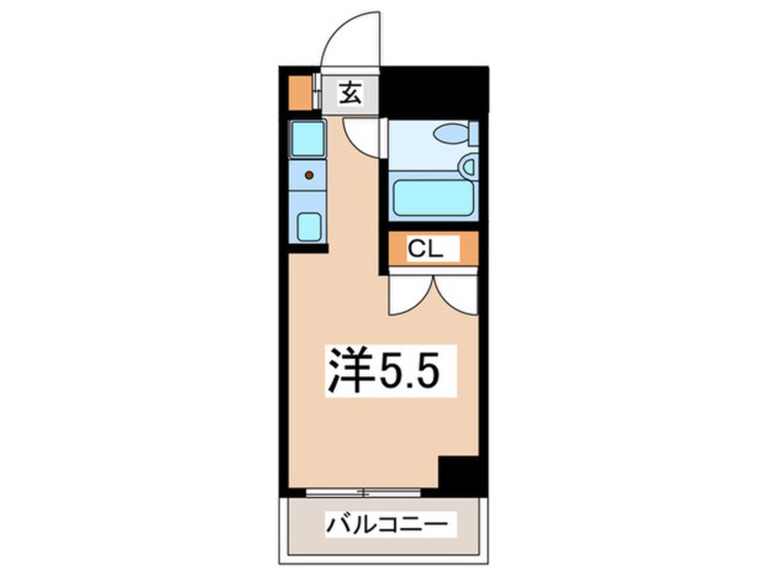 間取図 グレイス天王町（303）