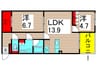 Ｍａｉｓｏｎ　Ｂｌａｎｃ 2LDKの間取り