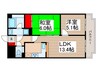 ライオンズテラス川越（204） 2LDKの間取り