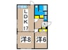 Ｓｔｕｄｉｏ　Ｍ 2LDKの間取り
