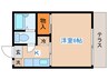 グリーンヒルＢ 1Kの間取り