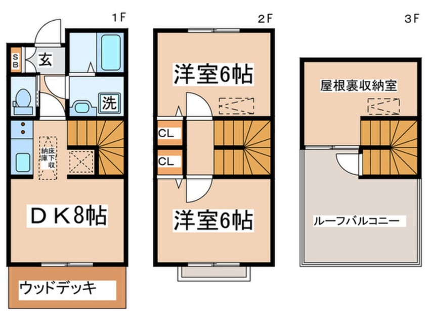 間取図 ベルテラス