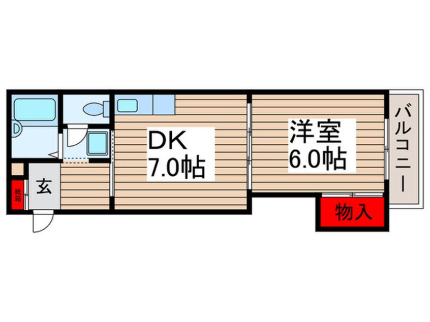 間取図 シテ・ラピーヌ南行徳