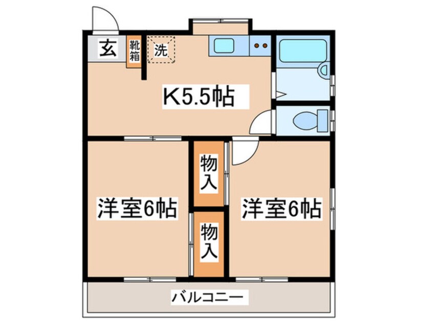 間取図 メゾン東中野