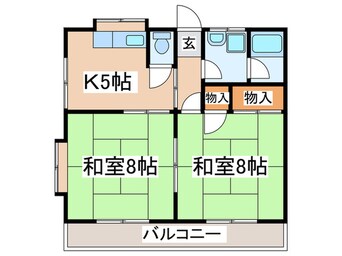 間取図 グリーンハイツ小園台A