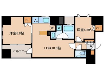 間取図 リビオレゾン小石川(304)