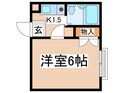 ハイツウイスタリアＢの間取図