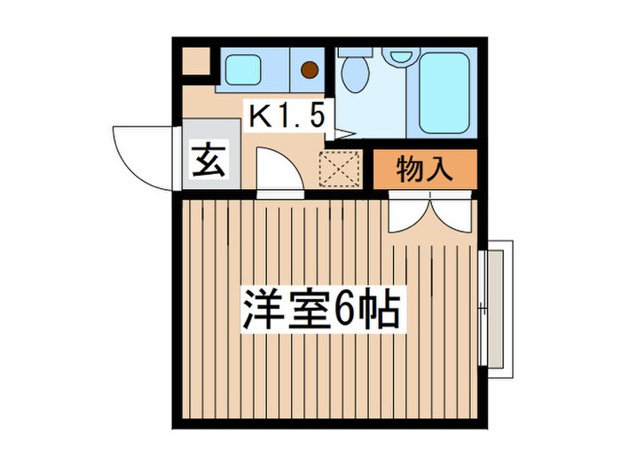間取り図 ハイツウイスタリアＢ