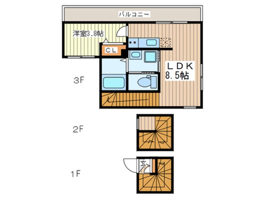 間取図 ミハス新高円寺