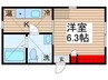 コルク清澄白河 1Kの間取り