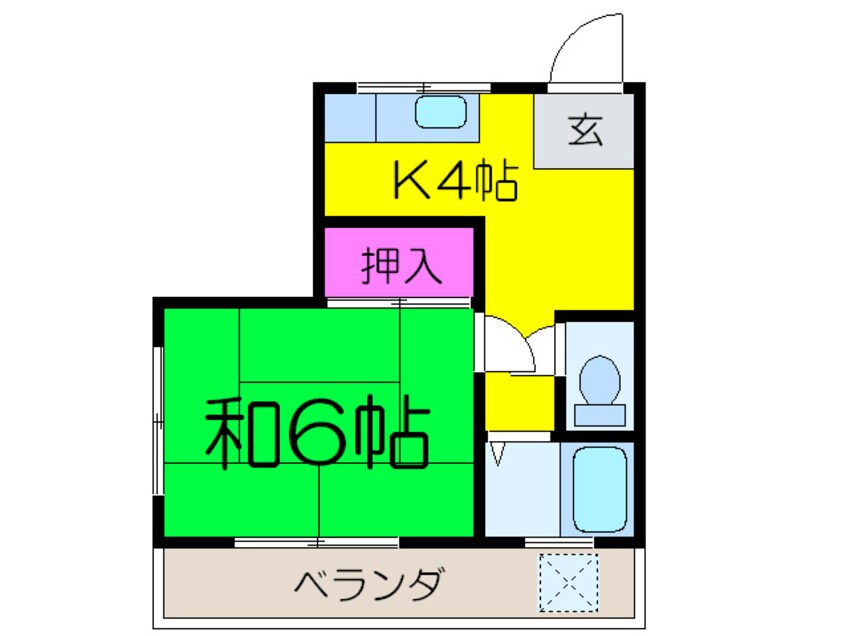 間取図 イズミハイツ