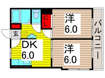 間取図 カサベルデ堀切