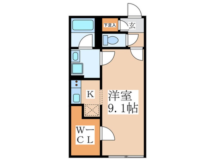 間取図 ＰＡＳＥＯ　ｓｈｉｎｊｕｋｕ