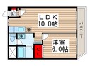 ツイン・コートEの間取図