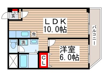 間取図 ツイン・コートE