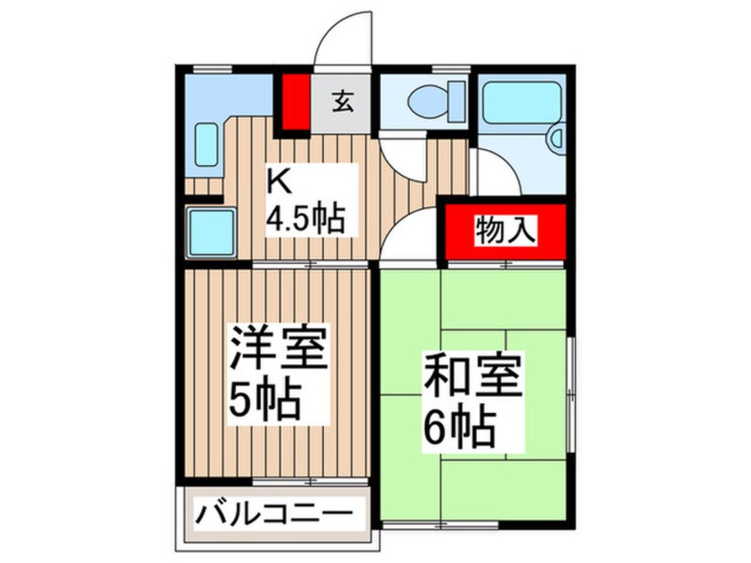 間取図 ティーズアベニュー
