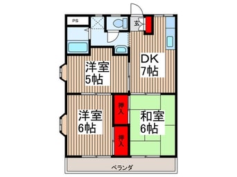 間取図 マンションスイ－トパ－ク