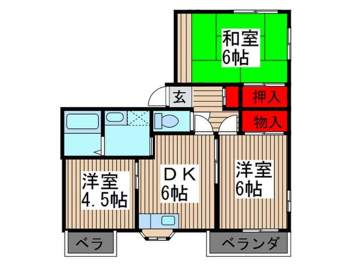 間取り図 第３ちほコ－ポ