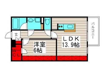 間取図 サウンド竹の塚ビル