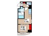 LIVCITY HONJO-AZUMABASHI(303) 1DKの間取り