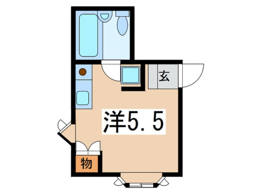 間取図 キャッスル旭ヶ丘Ａ棟