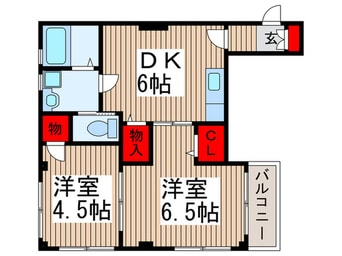 間取図 パルコピッコラ