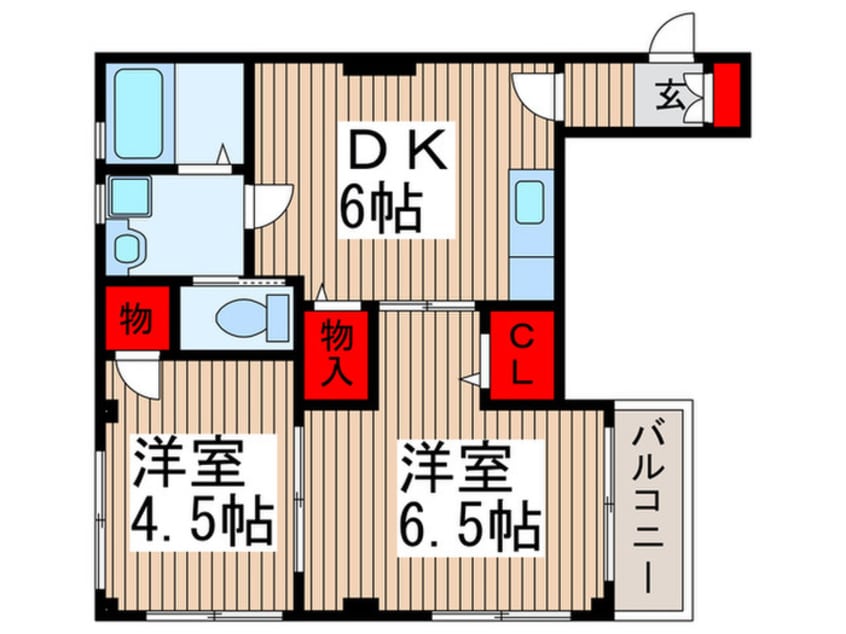 間取図 パルコピッコラ