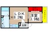 Fiore 1LDKの間取り