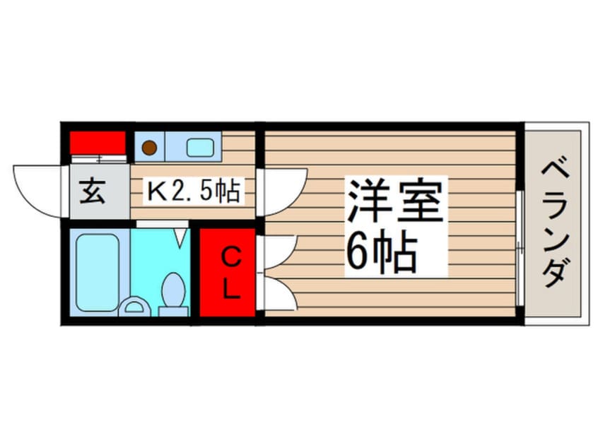 間取図 ベストハイツＢ