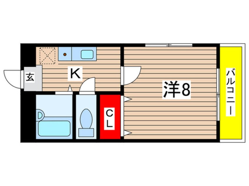 間取図 キャトルセゾン