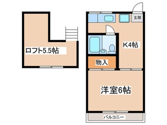 間取図 メゾンド－ルオオタ