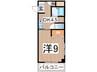 APARTAMENT　DE　KADOMATSU 1Kの間取り