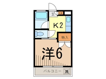 間取図 サザンパレス飯島