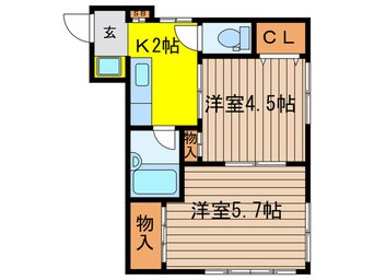 間取図 睦巳マンション