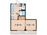 須賀第1ビル 2Kの間取り