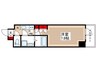 コンフォリア西新井 1Kの間取り