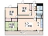 リバティハウス 3LDKの間取り