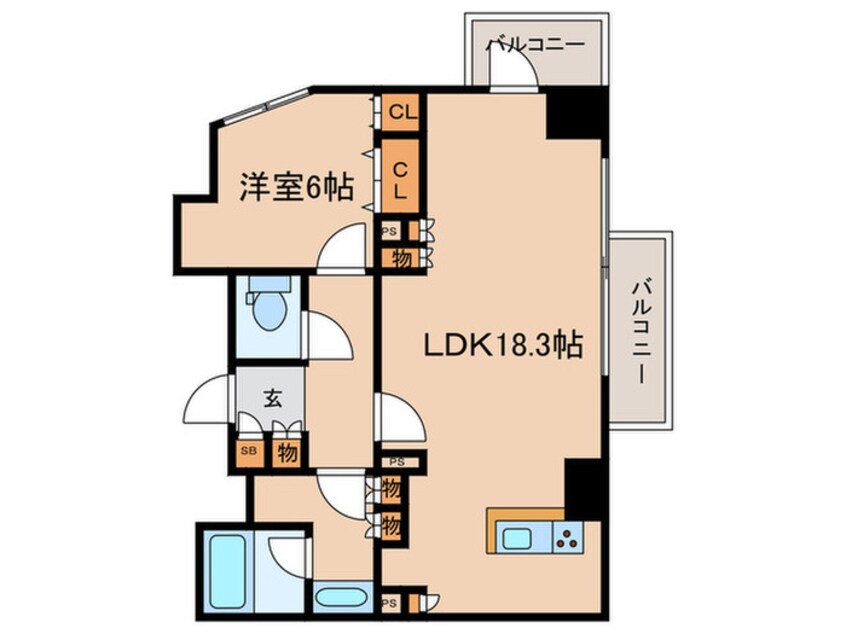 間取図 ミルーナヒルズ金町(1002)