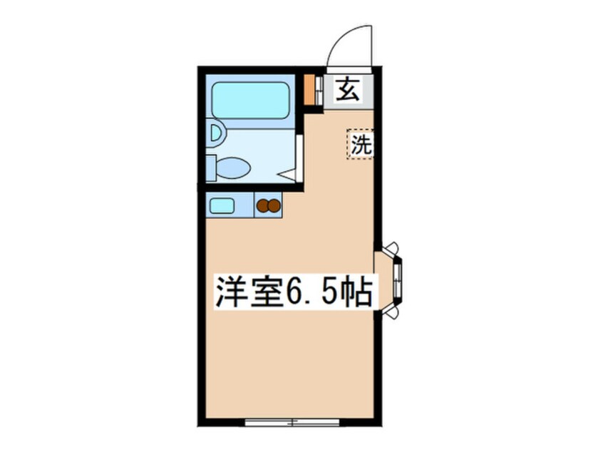 間取図 コーポ村上