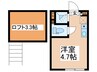 Fiore　Ⅲ 1Rの間取り