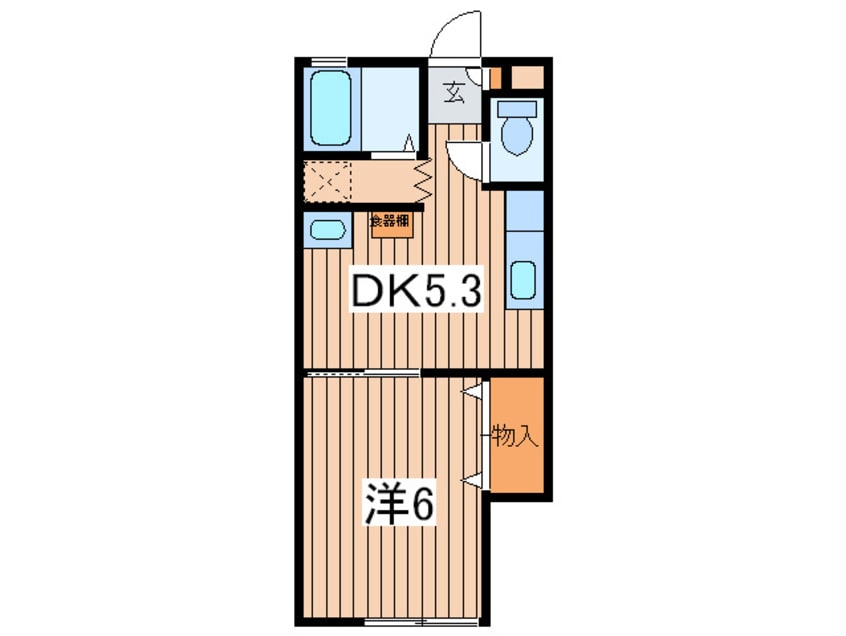 間取図 グリ－ンハイツＢ