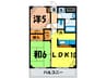 サンブリッジⅡ 2LDKの間取り