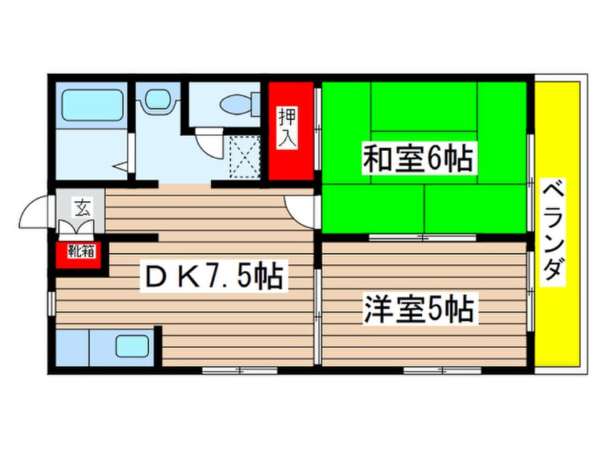 間取図 ディアハウス