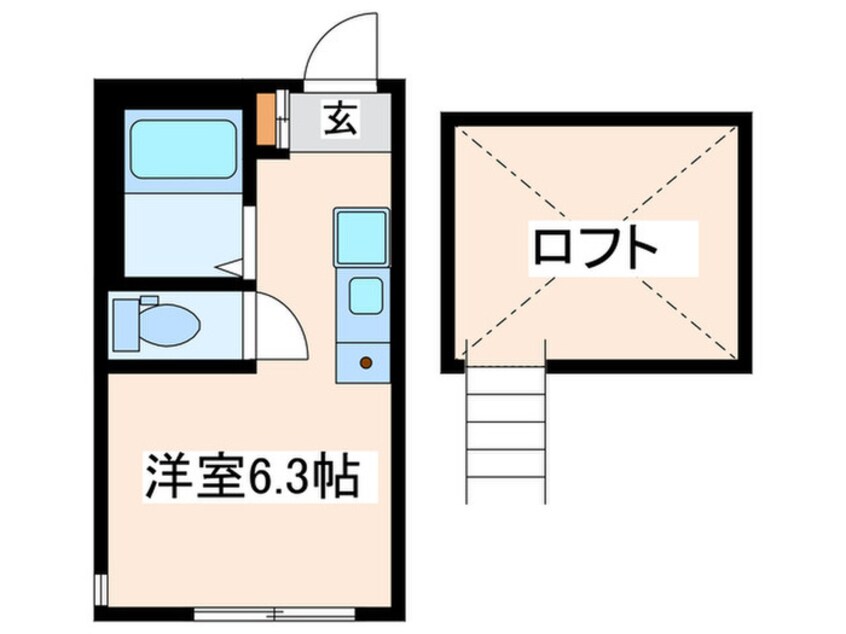 間取図 ヒルズ岡沢町